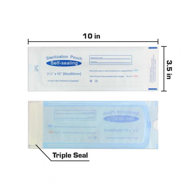 self sealing sterilization pouch